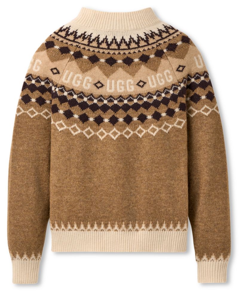 UGG Women's Braylee Uggisle Crewneck Sweater