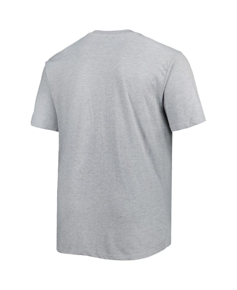 Men's Heathered Gray Boston Celtics Big and Tall Heart and Soul T-shirt
