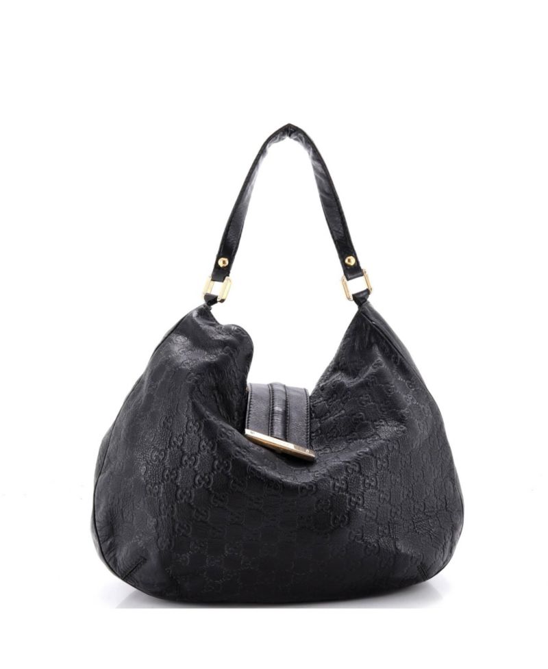 New Ladies Web Guccissima Medium Hobo