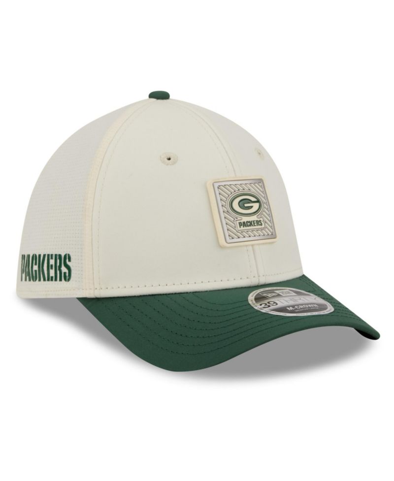 Men's Cream/Green Bay Packers 2026 NFL Training Camp 39THIRTY Flex Hat