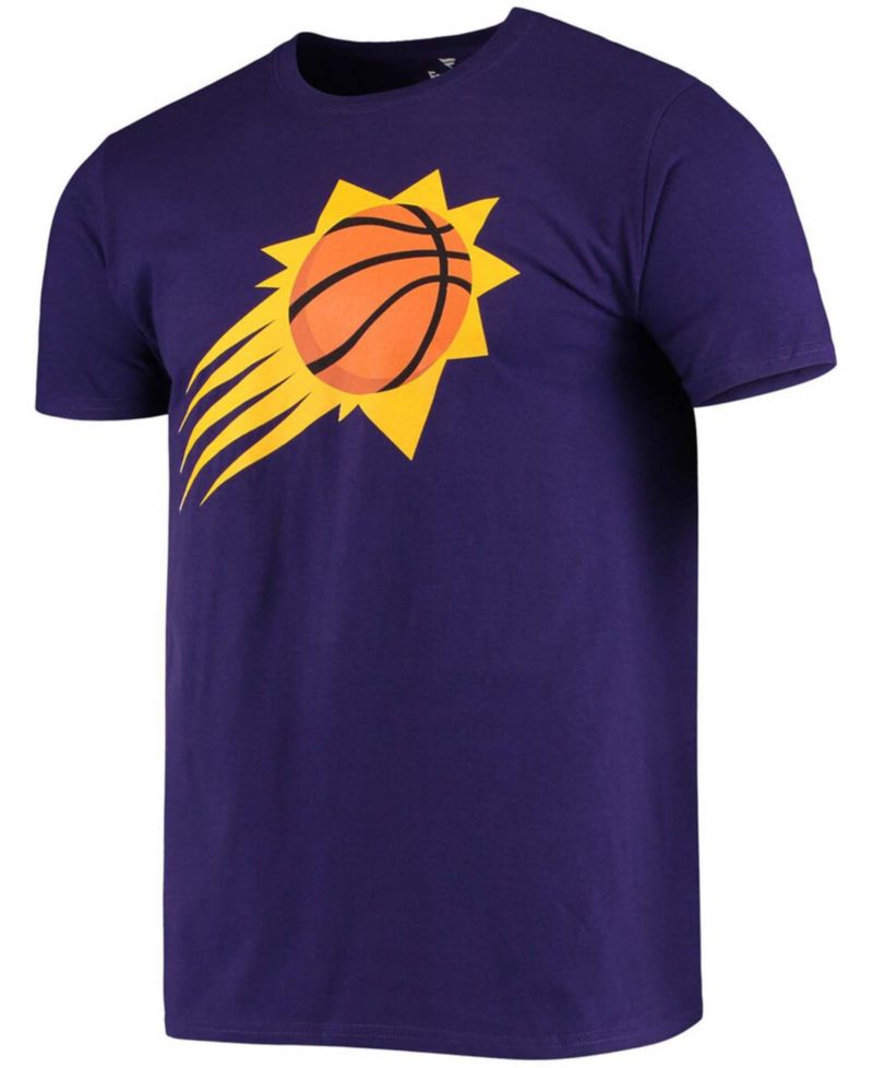 Men's Purple Phoenix Suns Primary Team Logo T-shirt