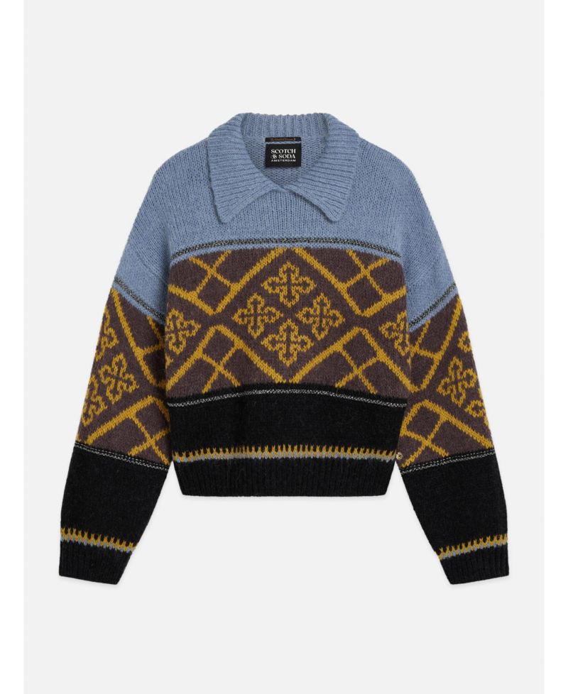 Women's Fair Isle Boxy-Fit Pullover
