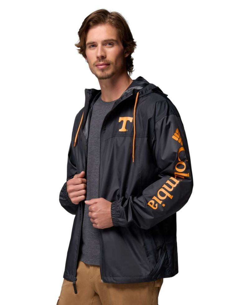 Men's Black Tennessee Volunteers Flash Challenger II Full-Zip Hooded Windbreaker