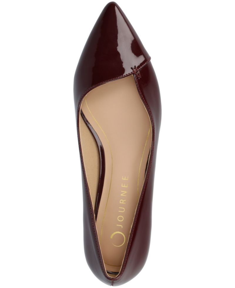 Women's Carmin Block Heel Pointed Toe Flats