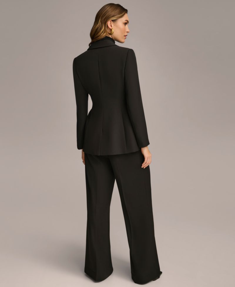 Women's Pleat Front Wide-Leg Pants