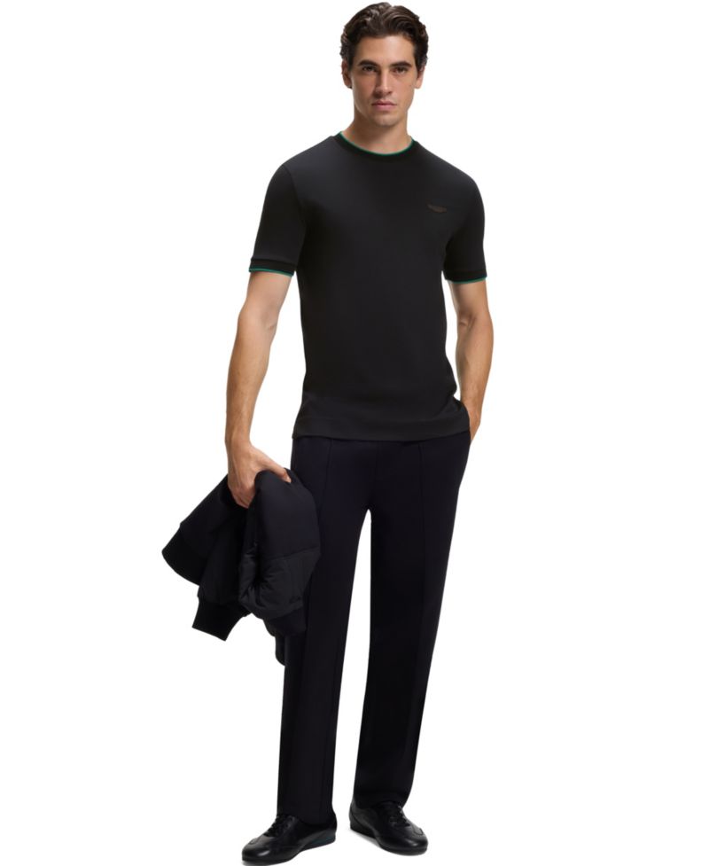 BOSS by x Aston Martin Men's Mercerized Cotton Regular-Fit T-Shirt