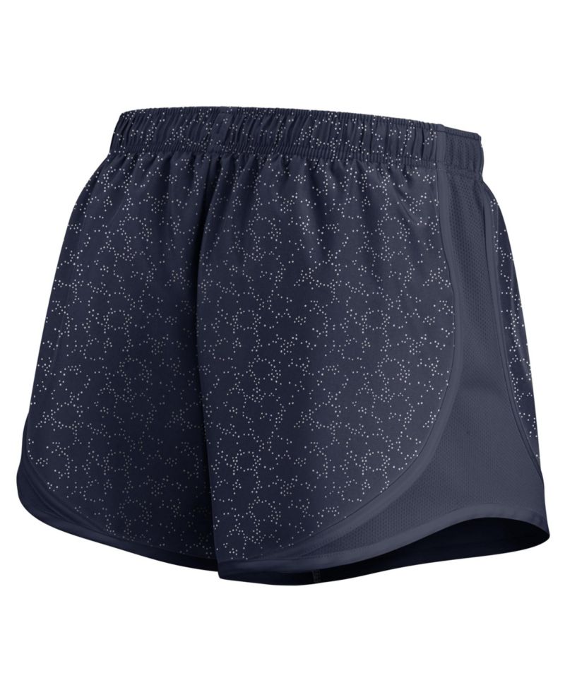 Women's Navy North Carolina Tar Heels Tempo Pattern Dri-FIT Shorts