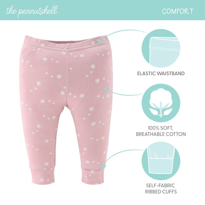 Baby Girls Pants, 5-Pack, Butterfly Kisses