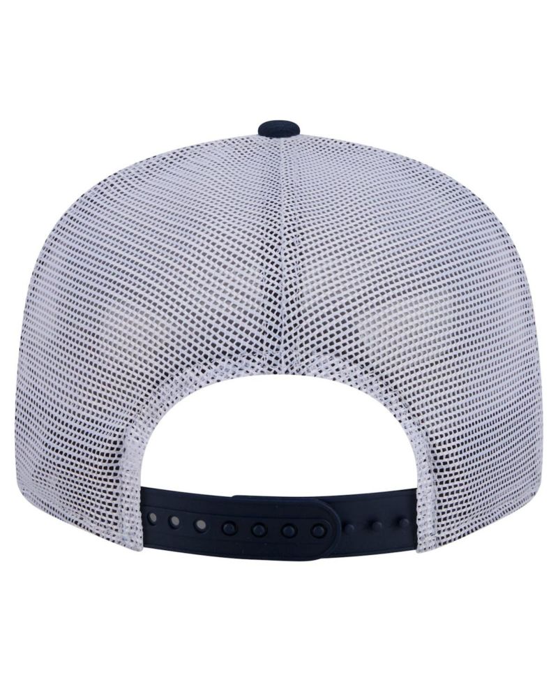 Men's College Navy Seattle Seahawks Core Team 9FIFTY Trucker Snapback Hat