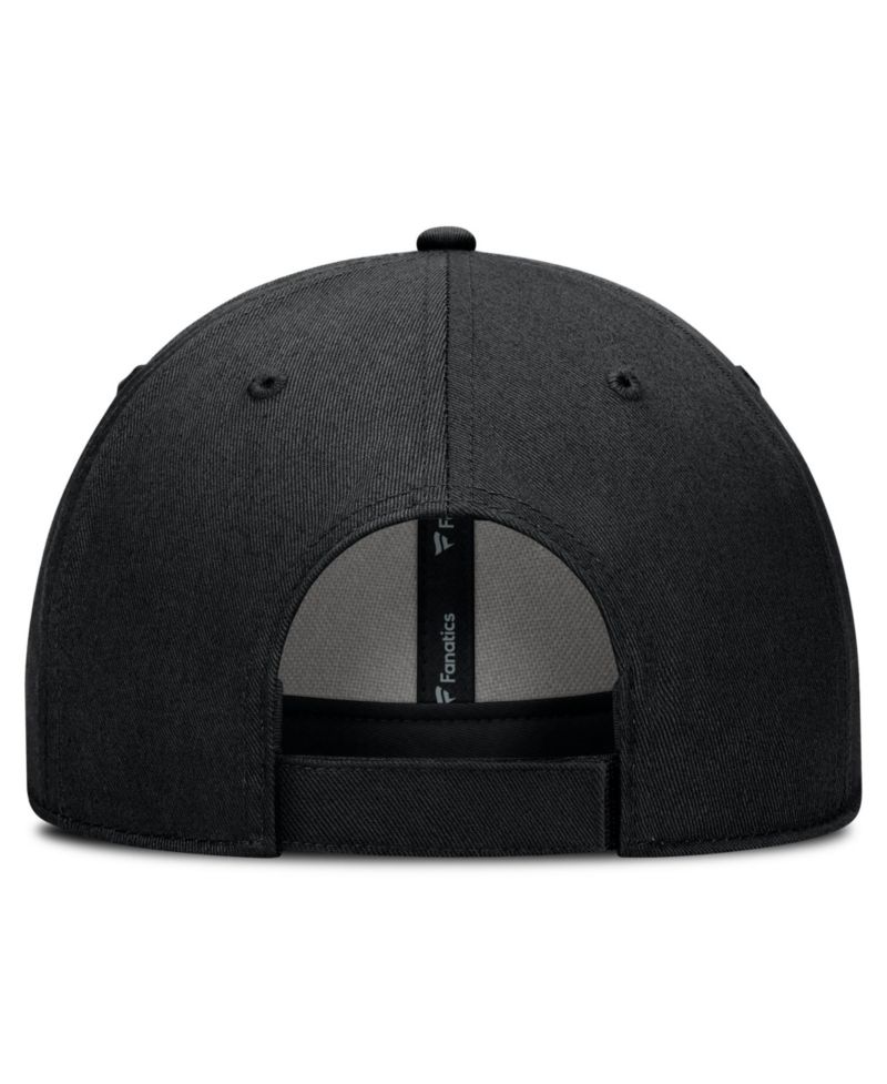 Men's Black Minnesota Wild Force Adjustable Hat
