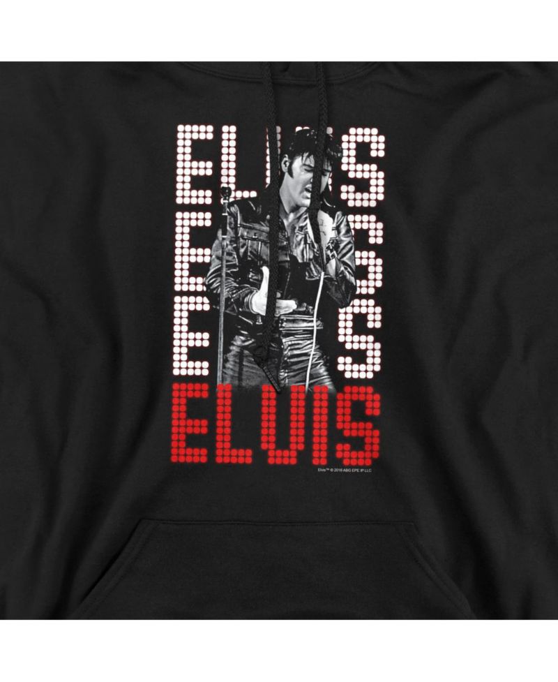 Men's Presley 1968 Graphic Retro Pull-Over Hoodie