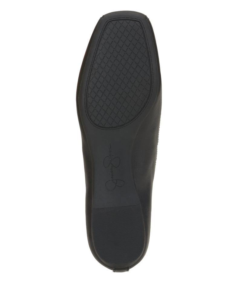 Women's Mandalaye Elastic Criss-Cross Ankle Strap Ballet Flats