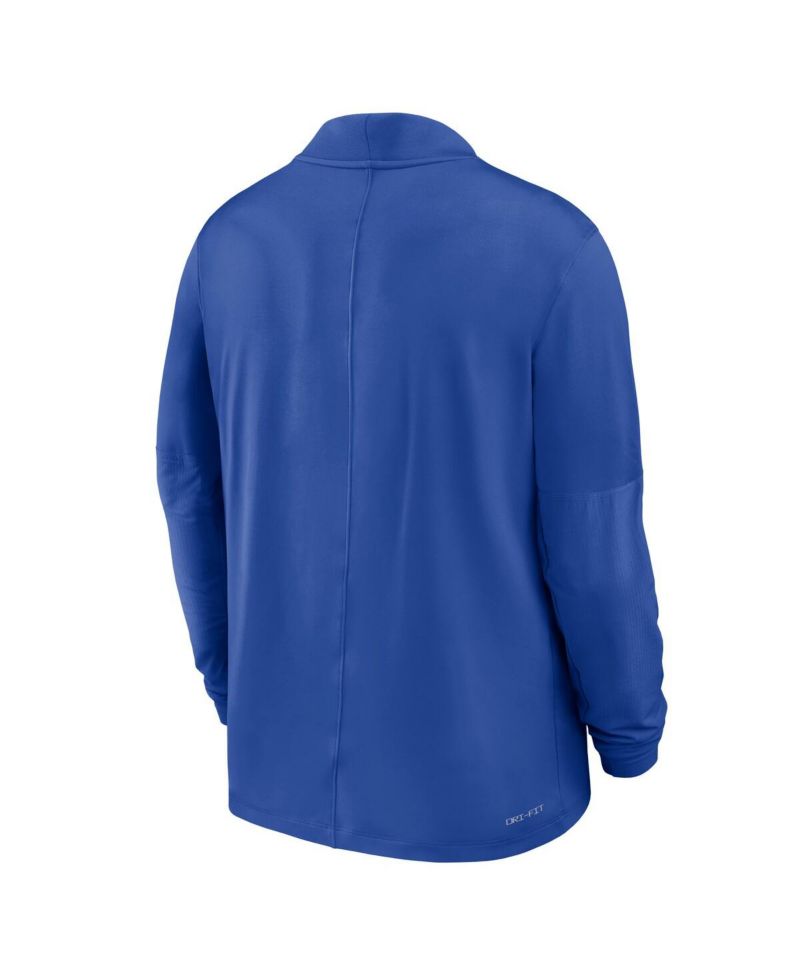 Men's Royal Boise State Broncos Dri-FIT Half-Zip Pullover Sweatshirt