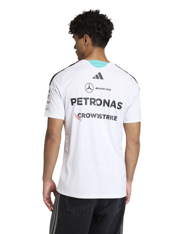 Men's White Mercedes-AMG Petronas F1 Team 2026 Driver Replica Jersey