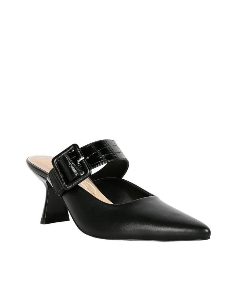 Womens Shein Star Slim Block Heel Mules