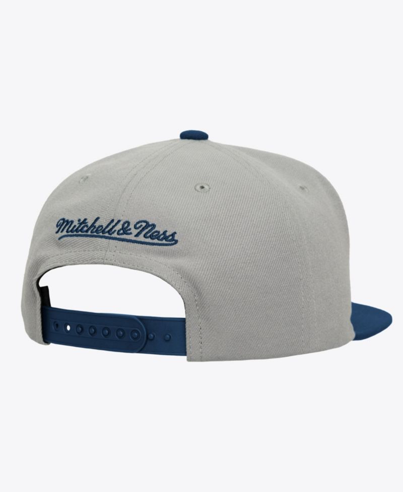 Men's Gray/Navy Penn State Nittany Lions Plaid OG Snapback Hat