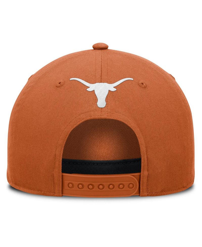 Men's Texas Orange Texas Longhorns Foul Ball Rope Adjustable Hat