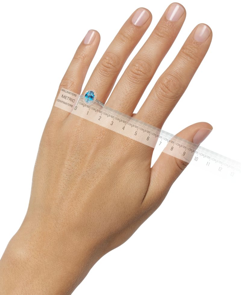 Amethyst (1-3/8 ct. t.w.) & Diamond (1/4 ct. t.w) Ring in 14k Rose Gold (Also in Citrine, Deep Sea Blue Topaz, Green Quartz, Peridot, Opal & Sky Blue Topaz)