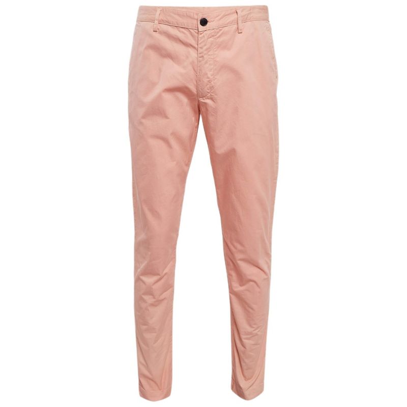 Men's Pink Cotton Patrick Chino Trousers