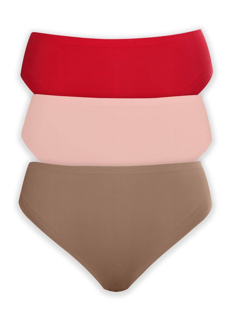 Women's Bonded French Cut PP5031 Body Smoothing Panties with No Visible Panty Lines