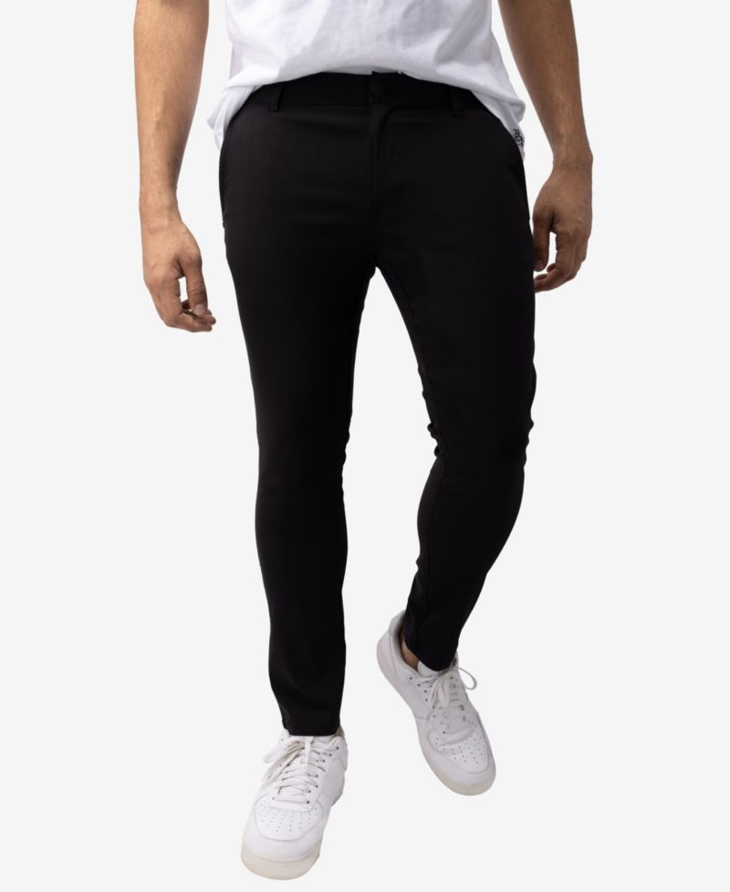 Men's Trouser Slit Patch Pocket Nylon Pants
