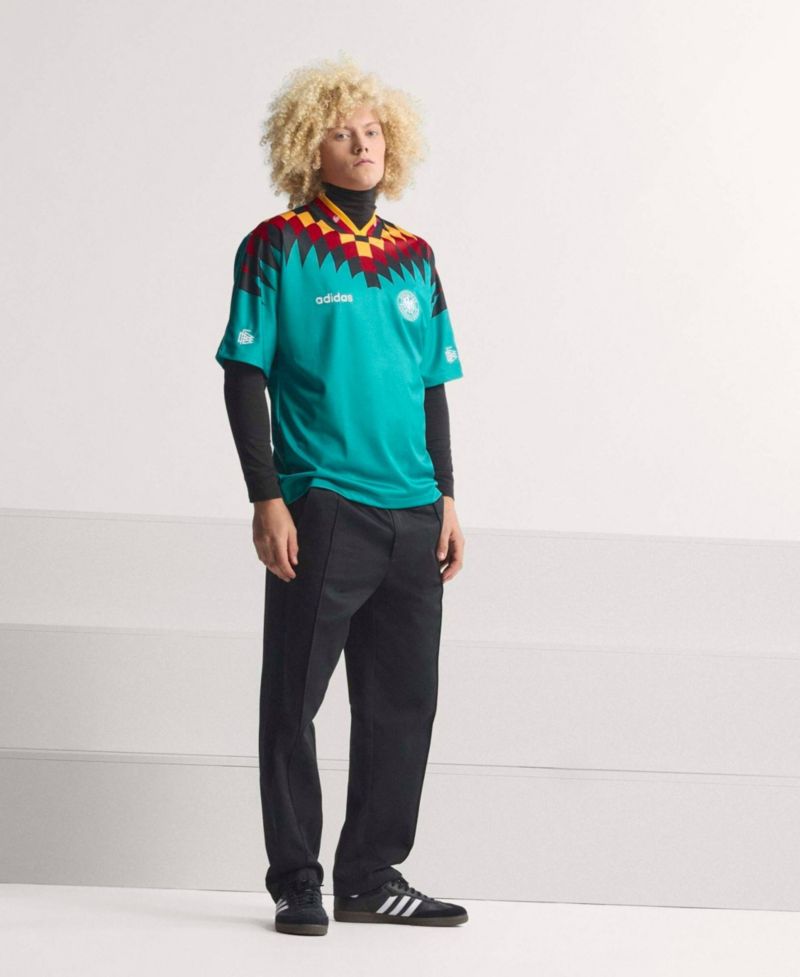 Men's Green Germany National Team 1994 Away Bringback Jersey