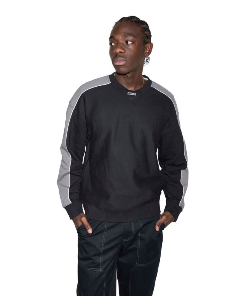 Men's Color-Block Crewneck Sweatshirt