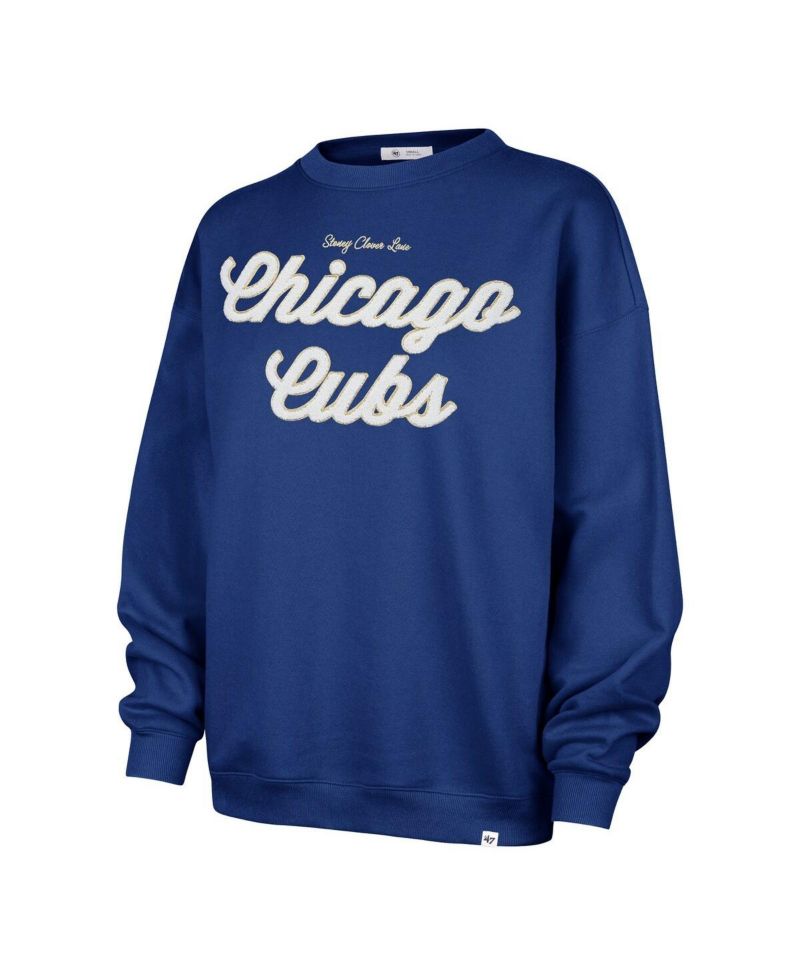 Stoney Clover Lane X Women's Royal Chicago Cubs Oversized Sweatshirt