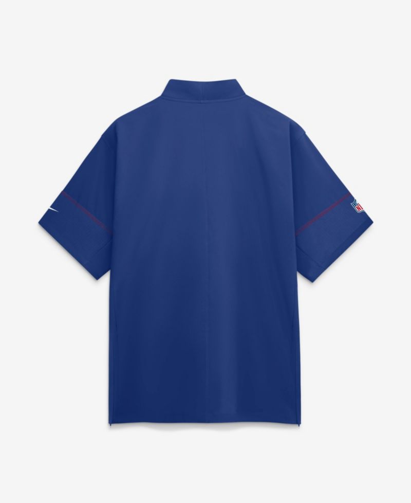 Men's New York Giants Sideline Coach Quarter-Zip T-Shirt