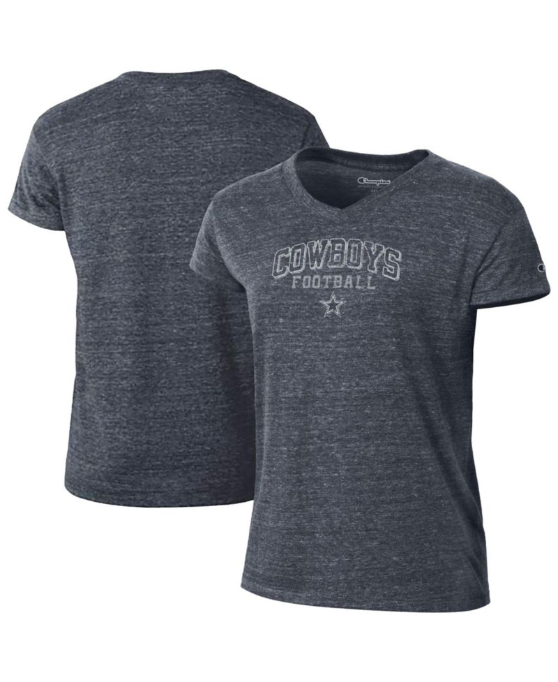 Women's Dallas Cowboys Triumph Tri-Blend V-Neck T-Shirt