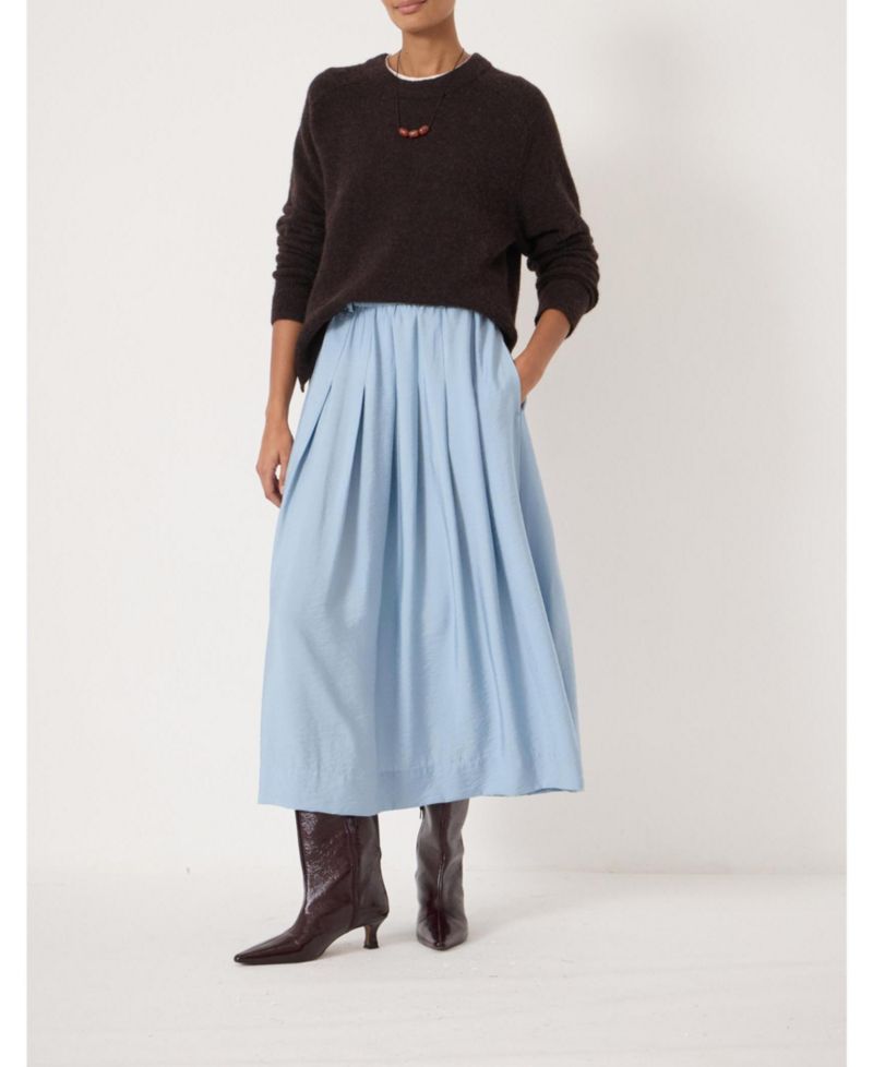 Women's Ivy Pleated Air Flow Midi Skirt