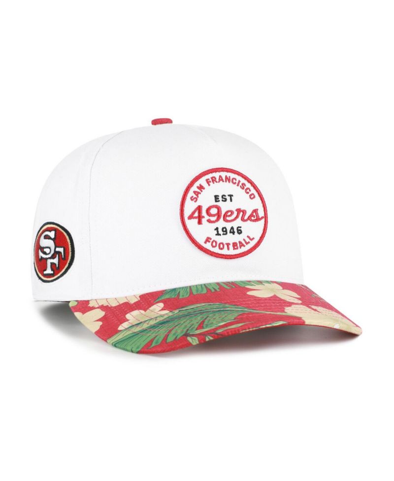 Men's White/Scarlet San Francisco 49ers Beach Side Hitch Adjustable Hat
