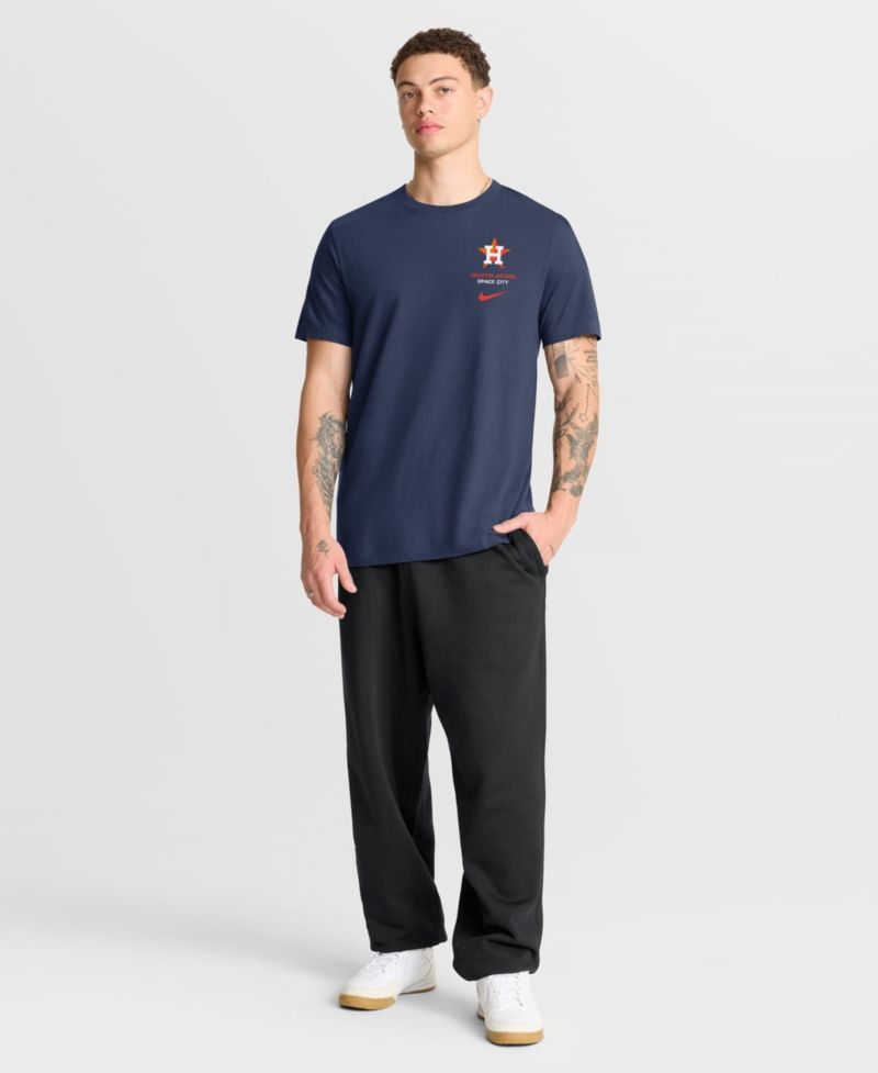 Men's Houston Astros Primetime Inning Crewneck Seamless T-Shirt