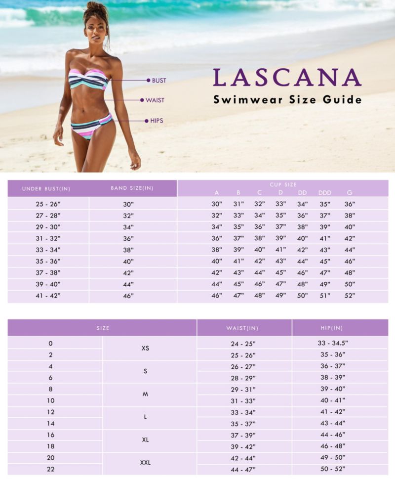 Women's Striped Removable Pads Push-Up Bikini Top