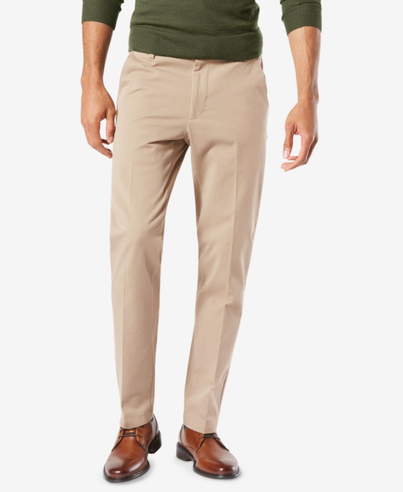 Men's Workday Smart 360 Flex Slim-Fit Khaki Stretch Pants
