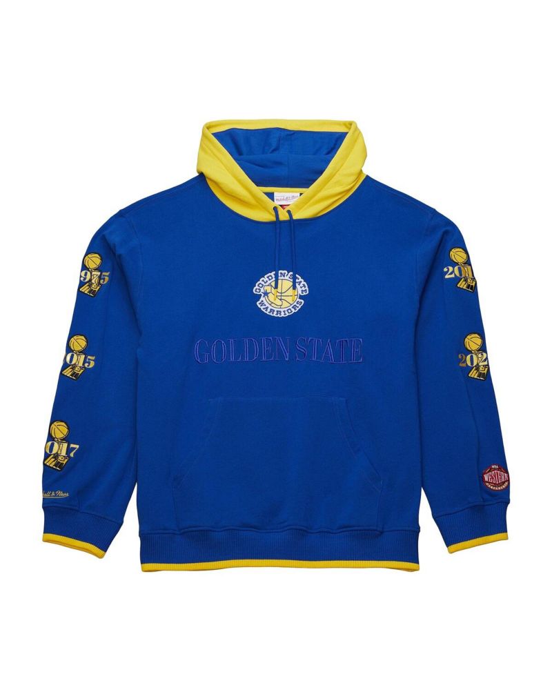 Men's Royal Golden State Warriors Hardwood Classics Team OG 3.0 Pullover Hoodie