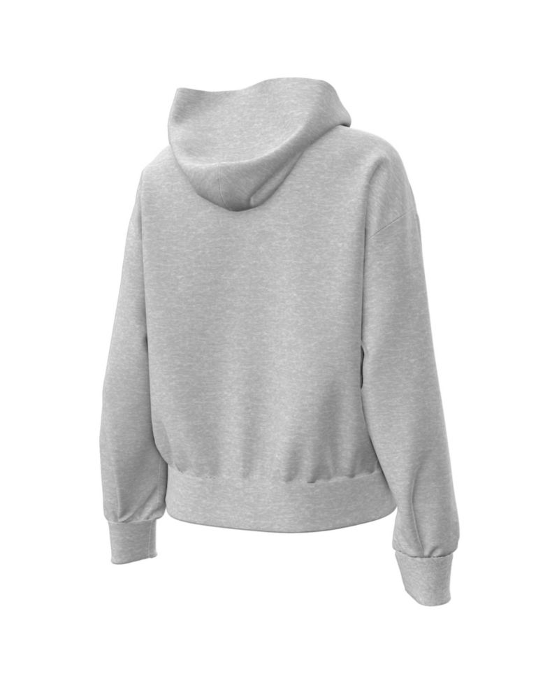 Women's Heather Gray Notre Dame Fighting Irish Icon Fleece Hoodie