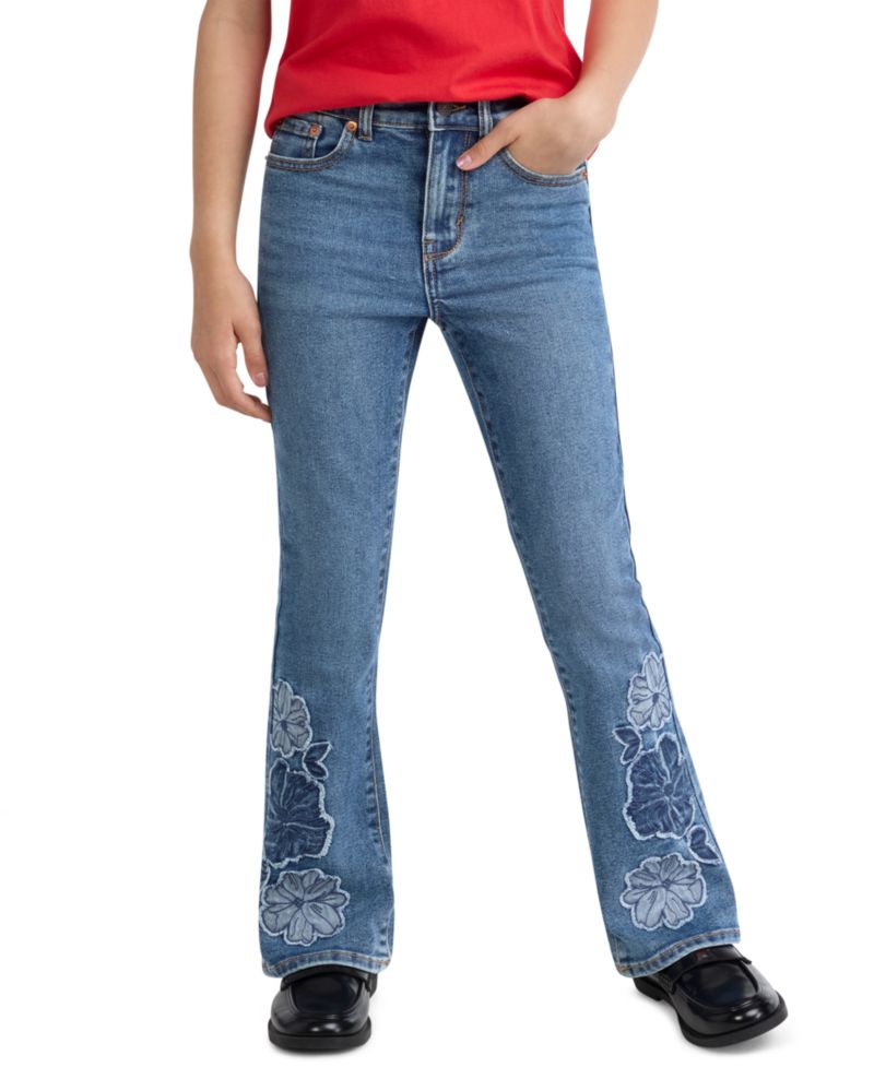 Girls' 7-16 726™ Frayed Flowers Flare Jeans