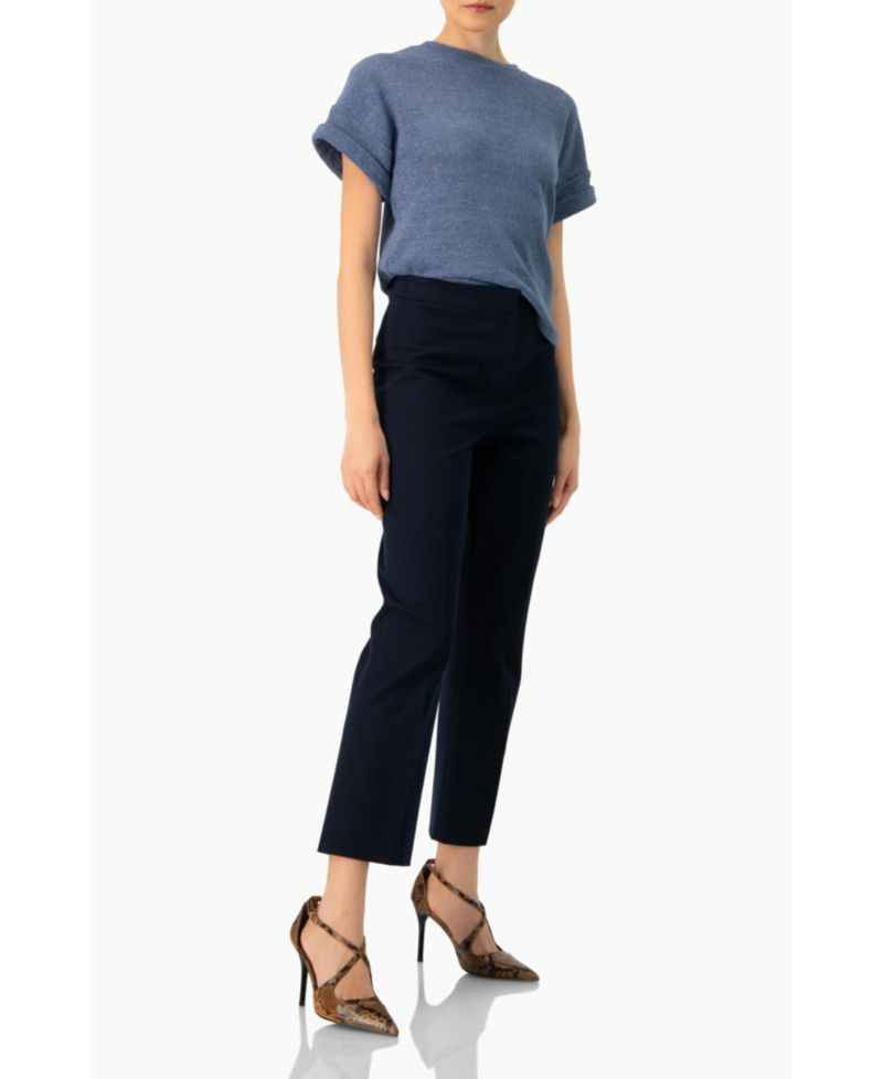 Women's Tailored Straight-Leg Trousers