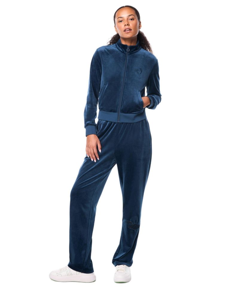Women's Nuvola Velour Straight-Leg Track Pant