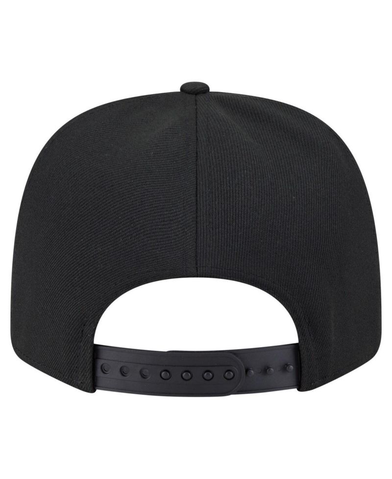 Men's Black Iowa Hawkeyes Game Day Multi-Rope 9SEVENTY Stretch-Snap Hat