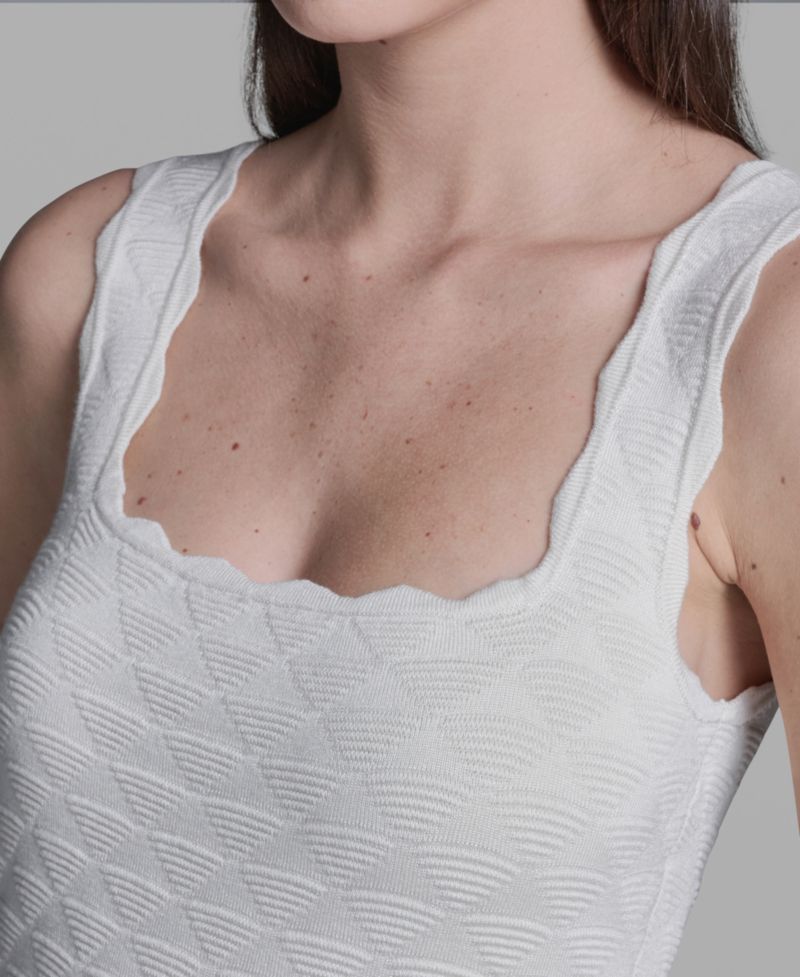Women's Sleeveless Sweater Knit Rayon Tank Top