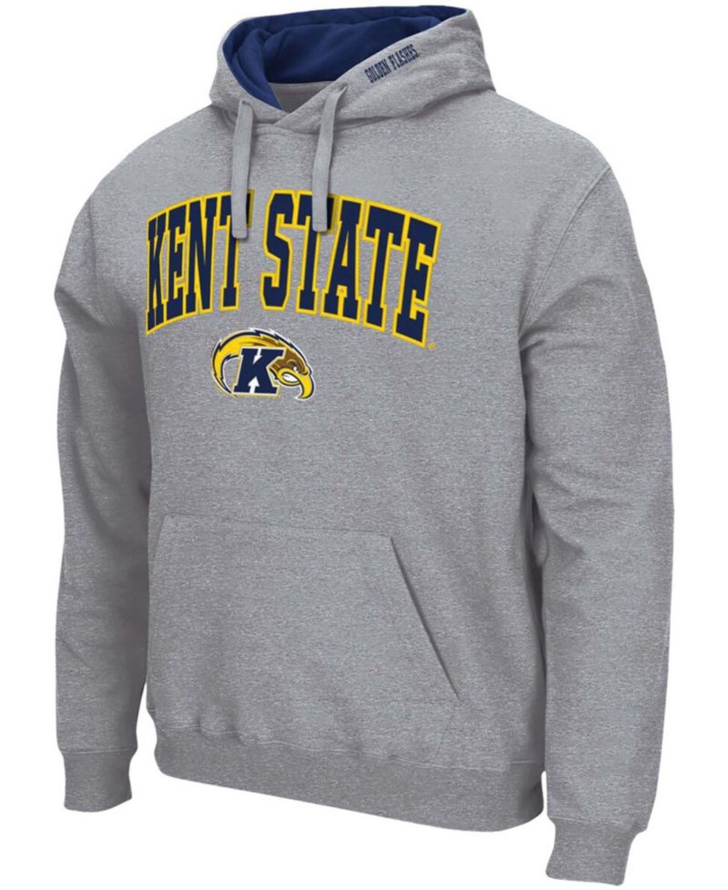 Men's Kent State Golden Flashes Arch and Logo Pullover Hoodie