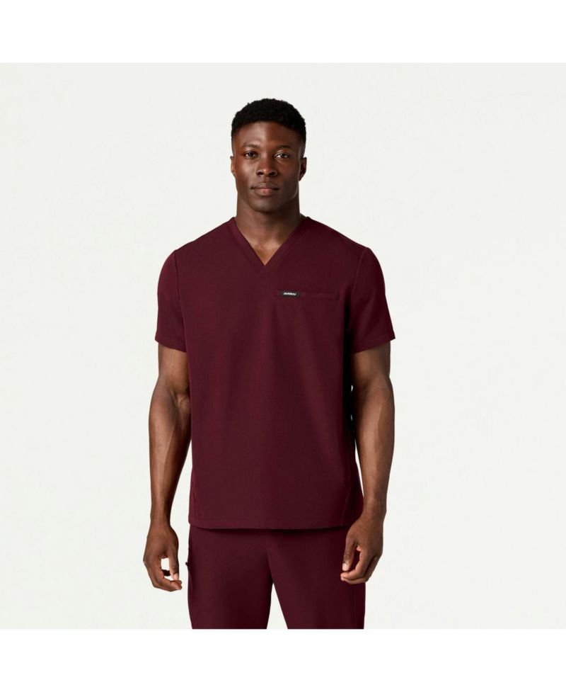 Big & Tall Plus-Size Platt 3-Pocket Classic V-Neck Scrub Top