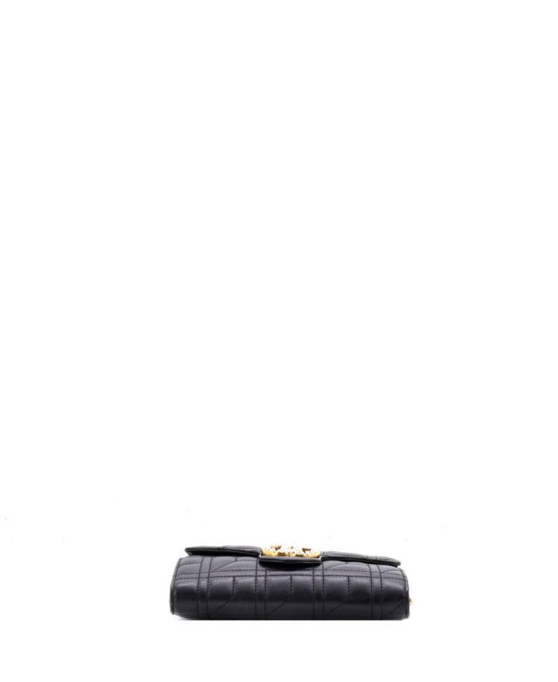 Mini Pearly GG Marmont Chain Wallet Matelasse Leather
