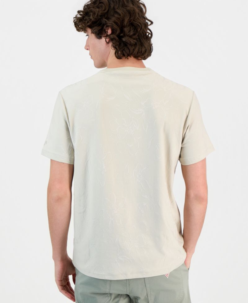 Men's Jacquard Allover Crewneck T-Shirt