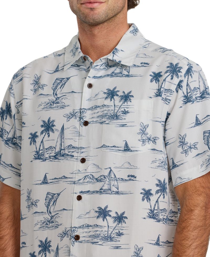Quiksilver Men's Sail Away Short-Sleeve Shirt