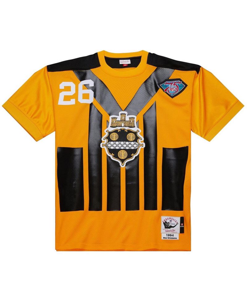 Men's Rod Woodson Gold Pittsburgh Steelers 1994 Authentic Throwback Retired Player Jersey