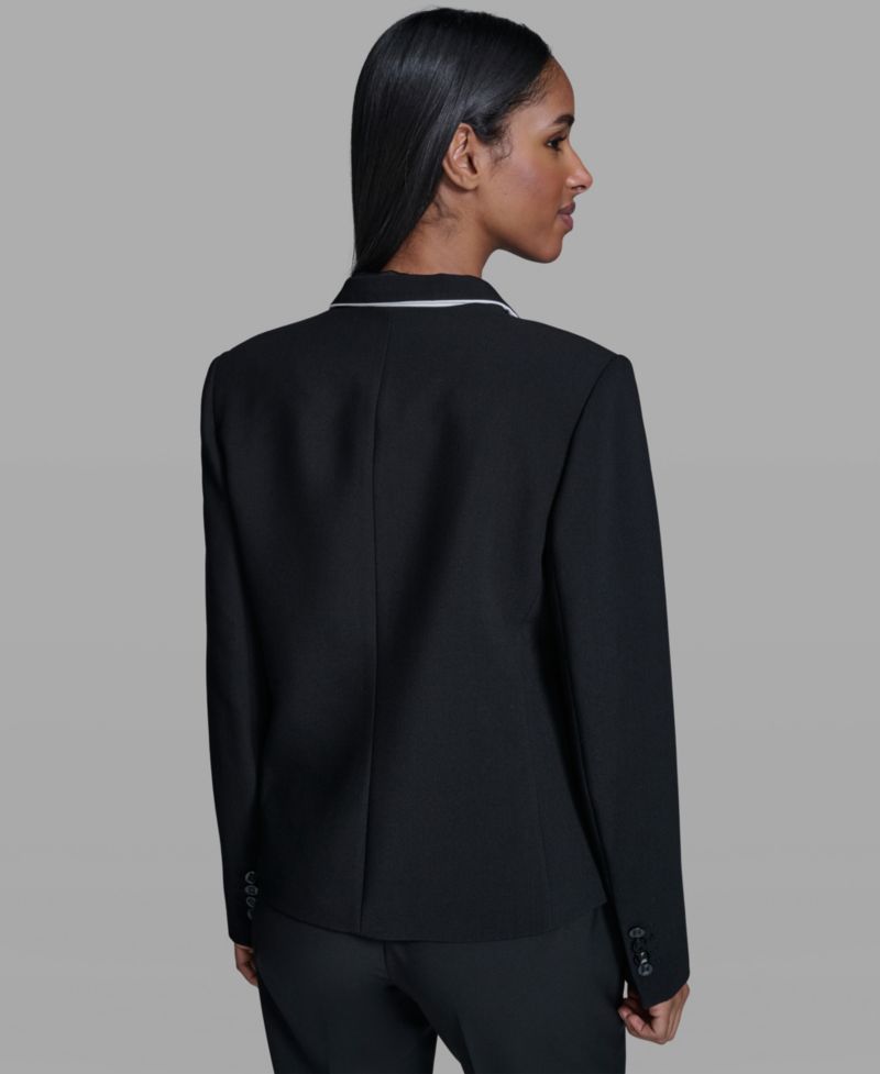 Women's Reverse Lapel One Button Blazer