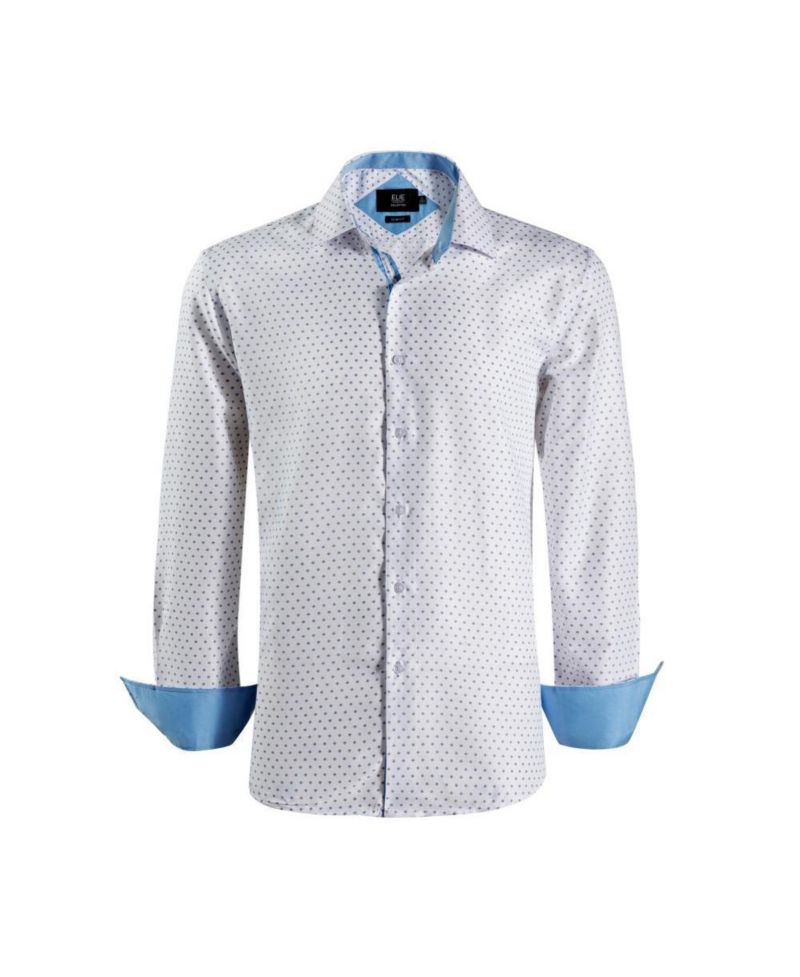 Men's Slim Fit Modern Ditsy Print Shirt